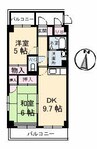 ジュネス南蔵王壱番館 2DKの間取り