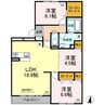 フレッチェ・ボスコⅠ 3LDKの間取り
