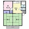 シティハイツ静風 3DKの間取り