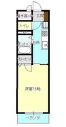 エナステージ 1Kの間取り
