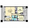 アーバンビュー緑町公園ツインタワー 1LDK+Sの間取り