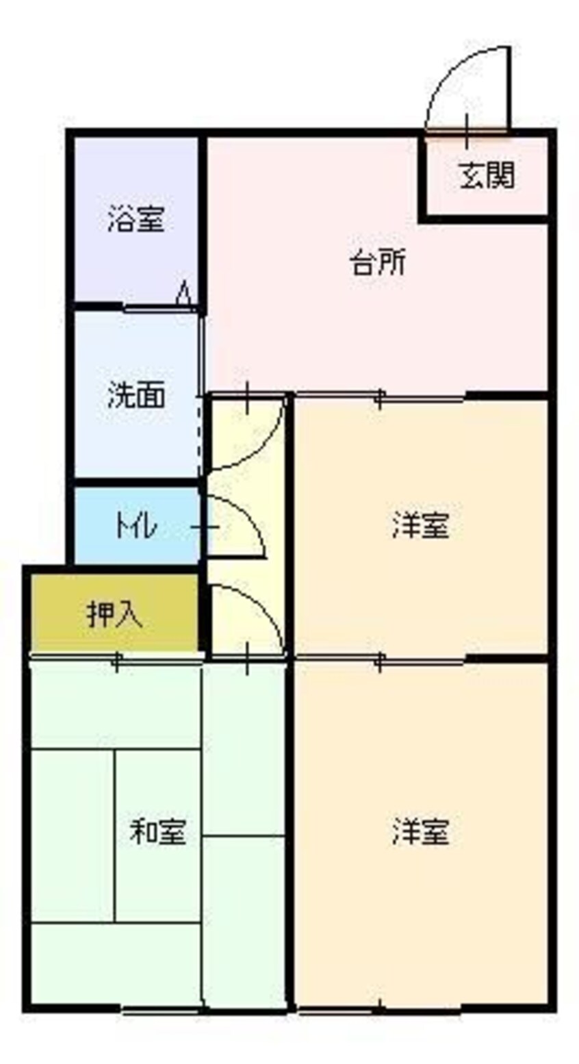 間取図 コーポ高橋