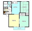 レジデンスA棟の間取図