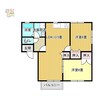 ロータスＩ 2LDKの間取り