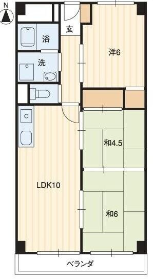 間取り図 城北マンション