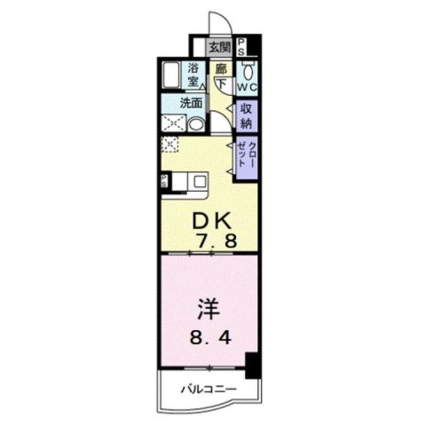 間取図 ドミール蔵王