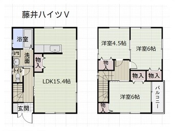 間取図 藤井ハイツⅤ