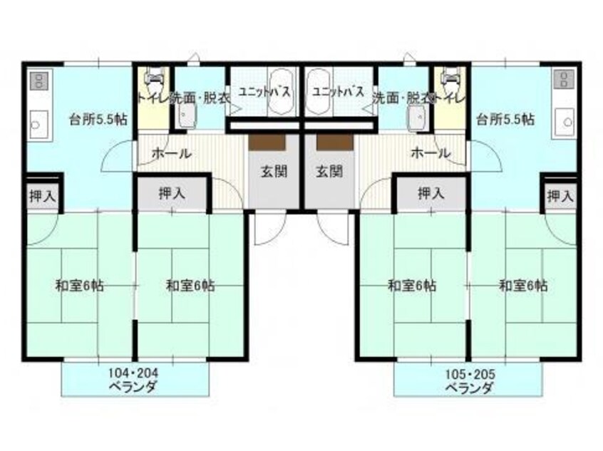 間取図 APPLE　HOUSE２