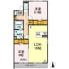 ブレイン・ゾーンⅡ 2LDKの間取り