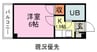 サンライズ道三町 1Kの間取り