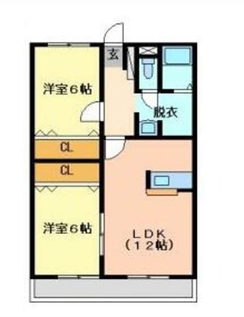 間取図 グレイス・ヴィラ
