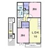 ジョア 2LDKの間取り