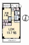 ジュネス南蔵王弐番館 1LDKの間取り