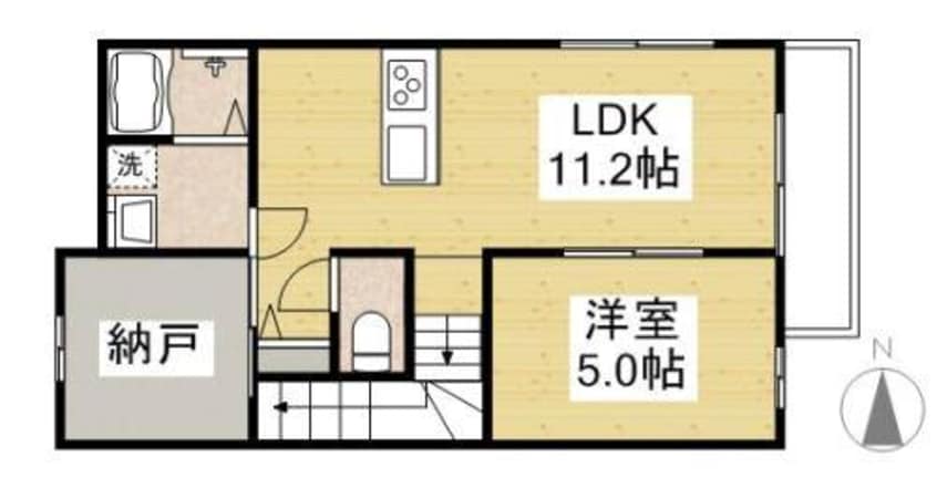 間取図 ＳｈｉｎｙＶｉｌｌａ川南