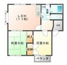 エターナルミムラ 2LDKの間取り