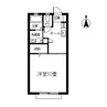 ロイヤル南手城 1Kの間取り