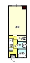 SATOビル神辺 1Kの間取り
