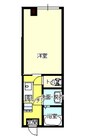 SATOビル神辺 1Kの間取り
