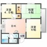 クレセント春日 3DKの間取り