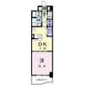 ドミール蔵王 1DKの間取り