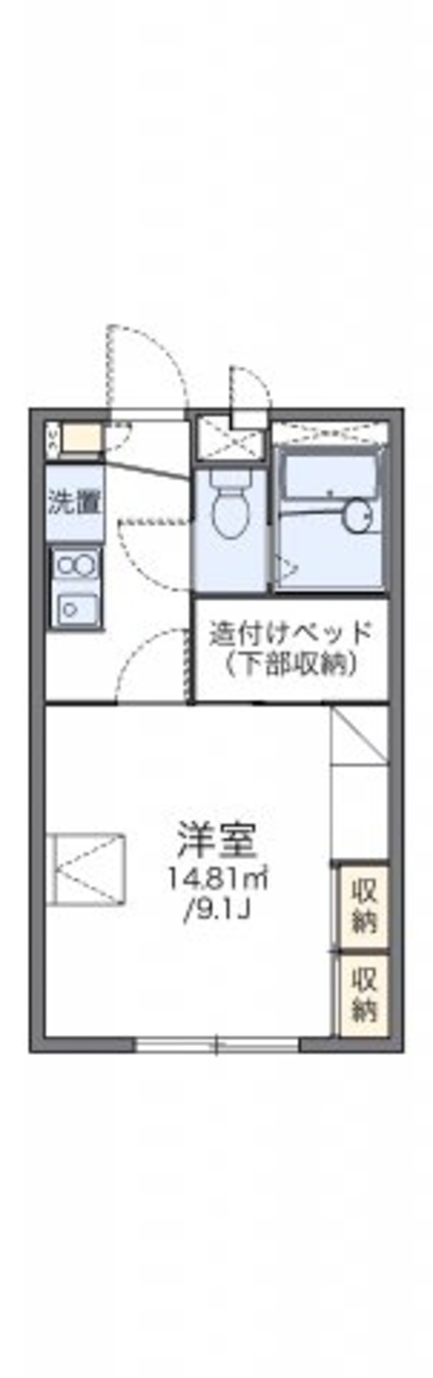 間取図 レオパレスハピネス