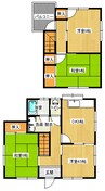 藤井住宅 4DKの間取り