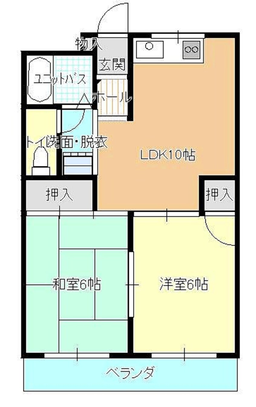 間取図 コーシンハイツ