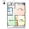 フォレストＥｓｉｄｅ 2LDKの間取り