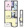 ホースパークＡ 1LDKの間取り