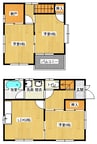 Valley陽 3DK+Sの間取り