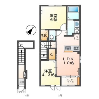 間取図 フレール　陽