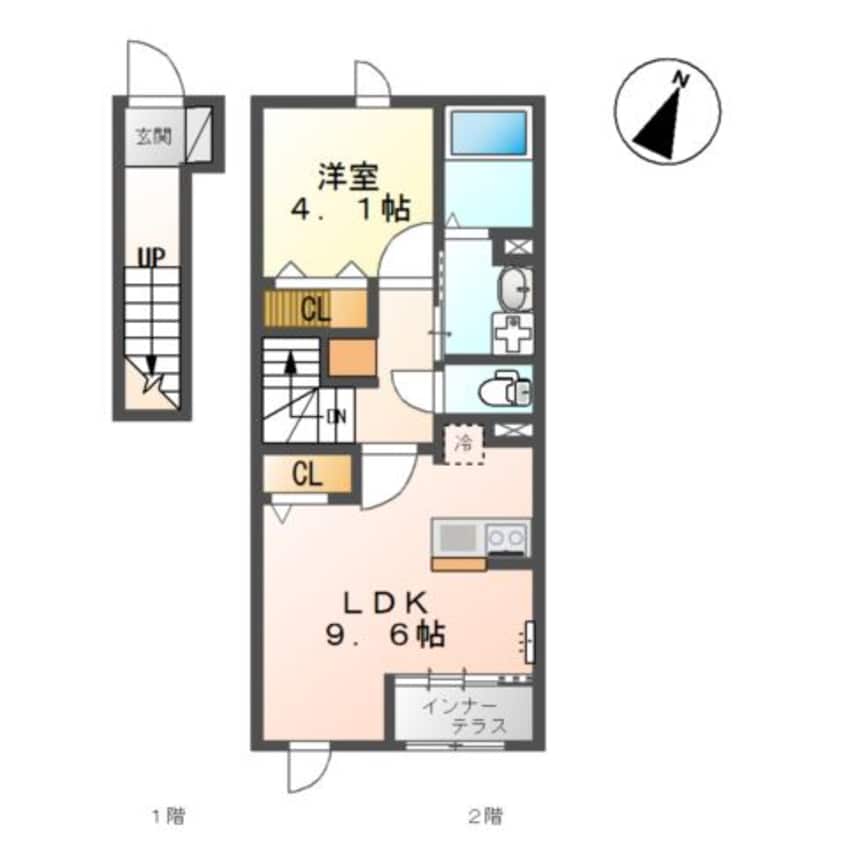 間取図 ティエラ・セゾン