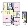 ゴールドクレスト藤井 3LDKの間取り