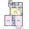 ファミール・ハイムＡ 2DKの間取り