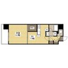 フラットリア春日 1DKの間取り