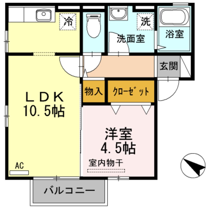間取図 ウィルモア南手城