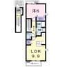 クオーレ　Ｂ 1LDKの間取り