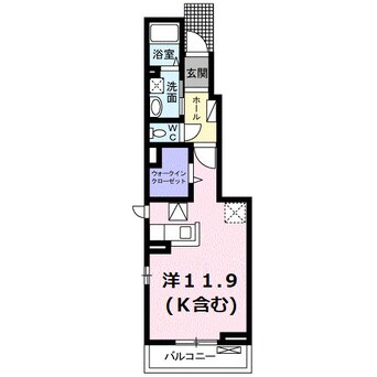 間取図 ツイン　パールＢ