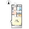 サンライズ 1Kの間取り