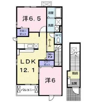 間取図 ラ・カーサ・ヴェントＡ