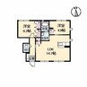 Ｃａｓａ　Ｂｒｏｔｅ　Ｃ棟 2LDKの間取り