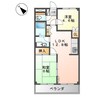 カナール 2LDKの間取り