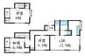 神辺町川北戸建 3LDKの間取り