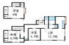 神辺町川北戸建 3LDKの間取り