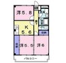ルミエール谷中 3Kの間取り