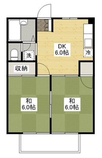 間取図 シティハイツ長陽