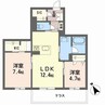 エイレーネ 2LDKの間取り