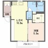 フィレンチェ　1番館 2Kの間取り