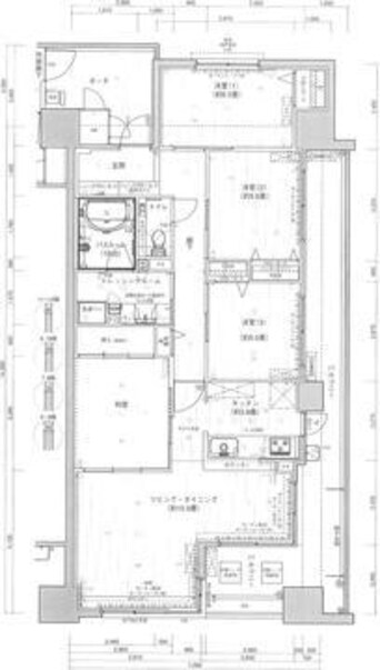 間取図 サーパスシティ福山駅前