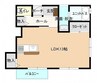 Maison Leciel 1Rの間取り